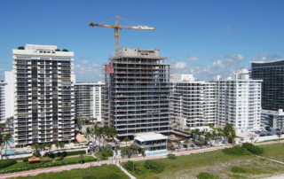 57 Ocean Boulevard condominium construction, with drone inspection and photography by Building Mavens