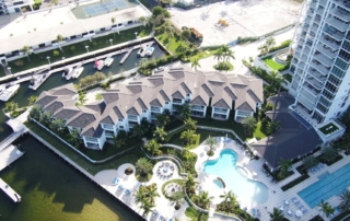 Aerial view of Florida condominium by Building Mavens