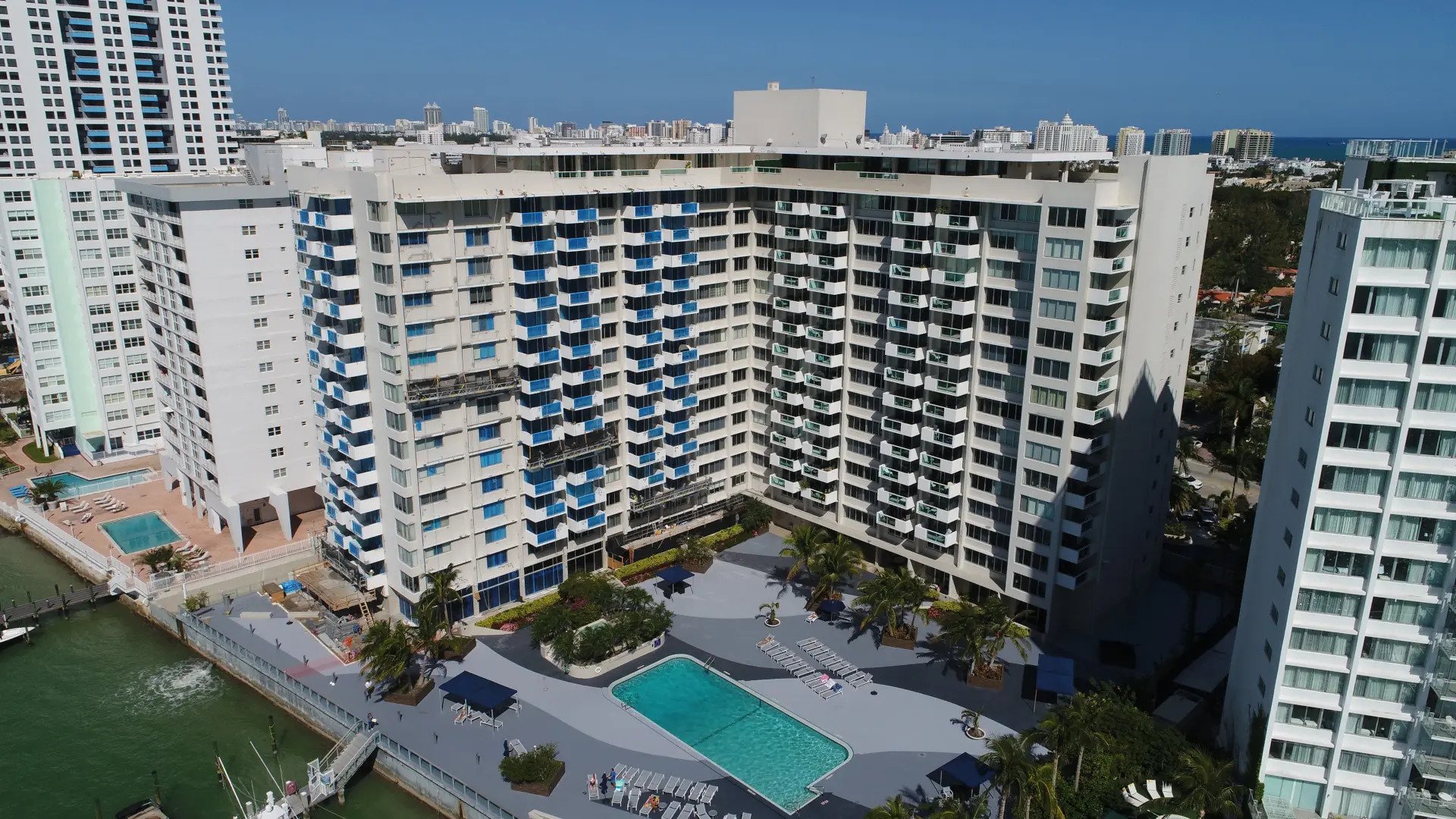 Aerial photo of a Florida condominium by Building Mavens