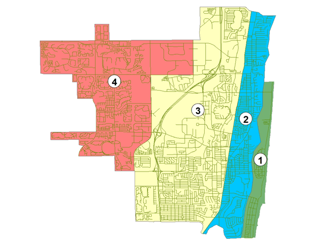Boca Raton building recertification program zones map