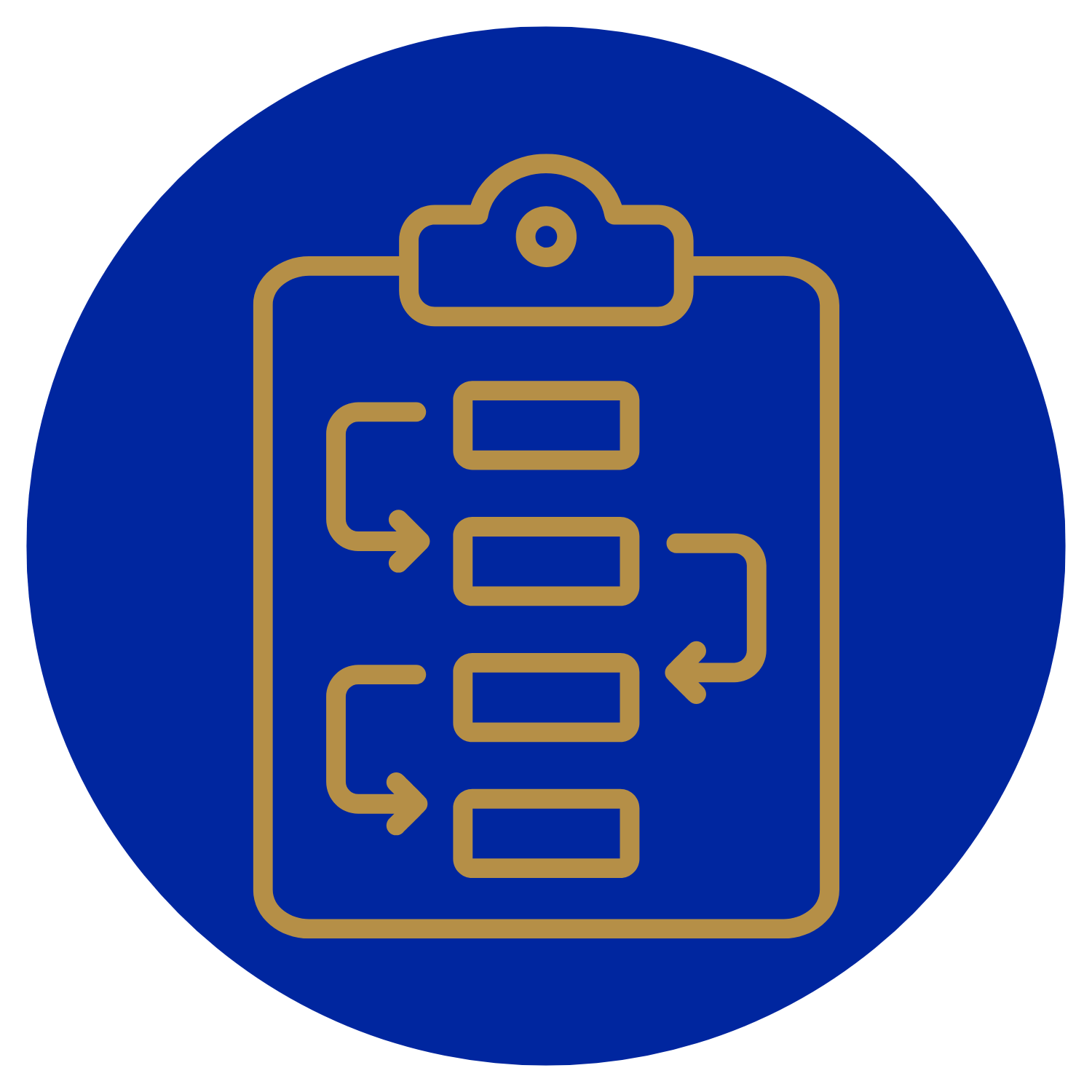 Developer turnover report icon.